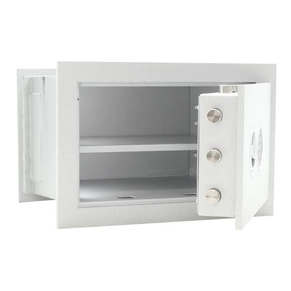 Rottner Wandtresor EN1 Stone SE 35 Premium Elektronikschloss weißaluminium T04937